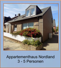 Appartementhaus Nordland 3 - 5 Personen